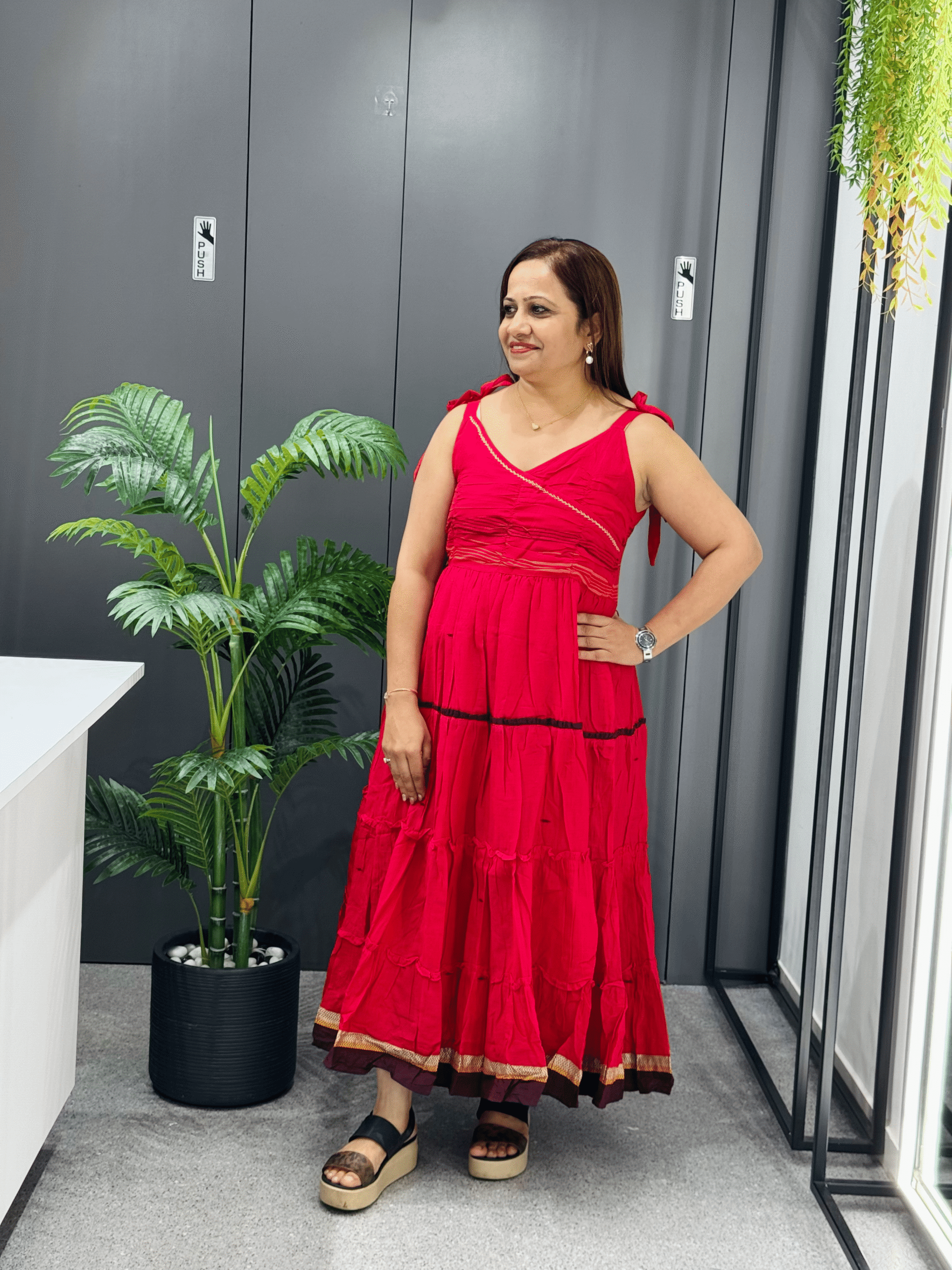 Mal Cotton Fabric Onepiece