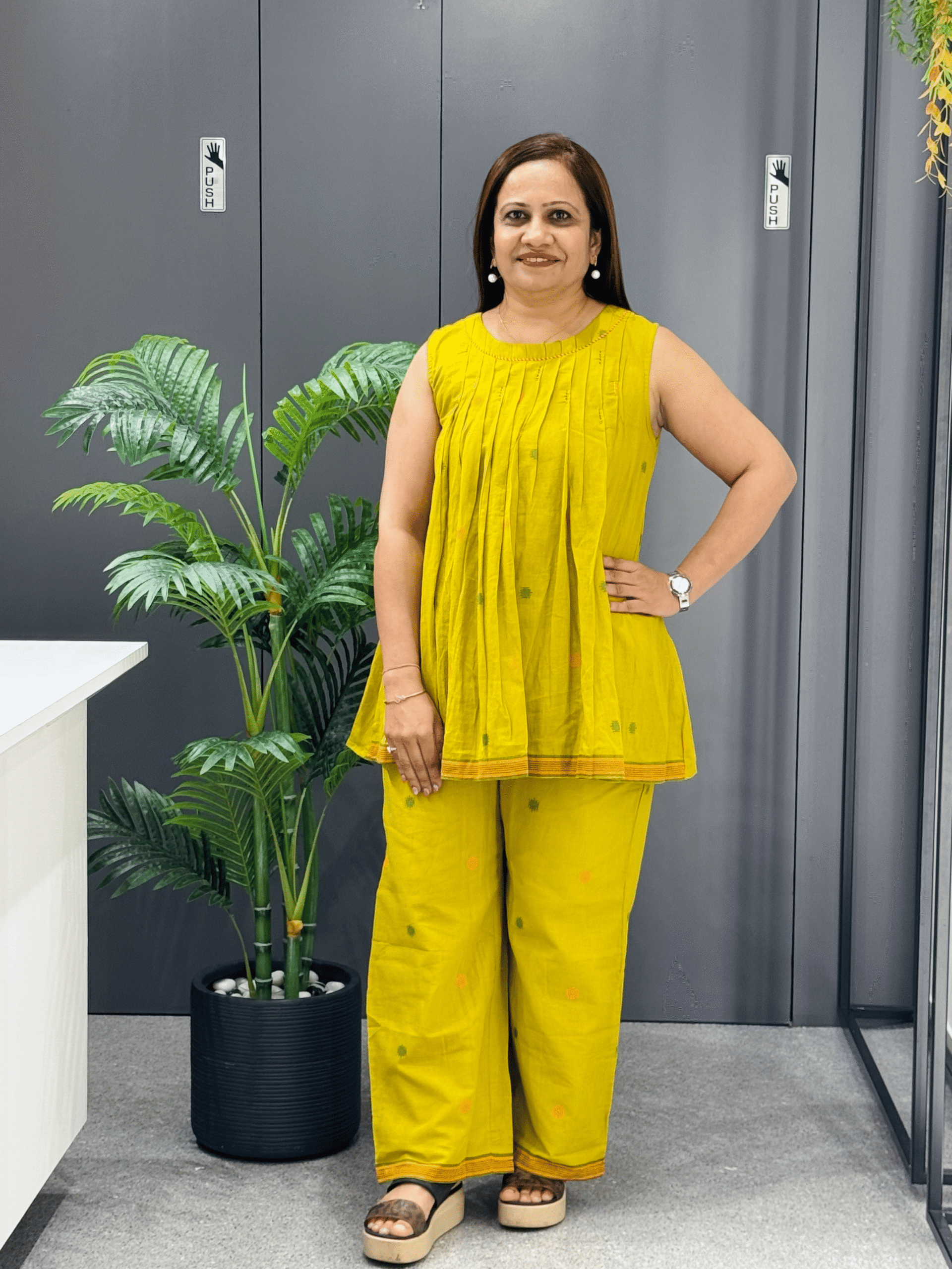 Mal Cotton Fabric Cordset